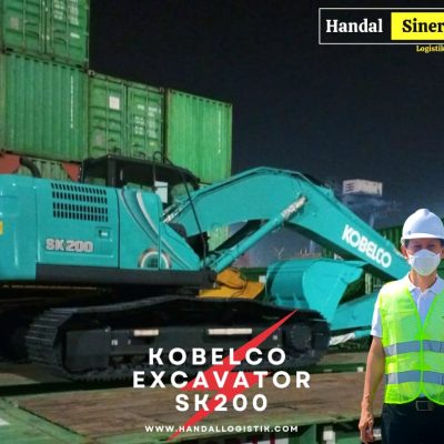 Excavator Kobelco SK200 from Jakarta to Jayapura